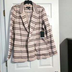 Never Worn - Still tagged DKNY Blazer Pink, white, black size 18